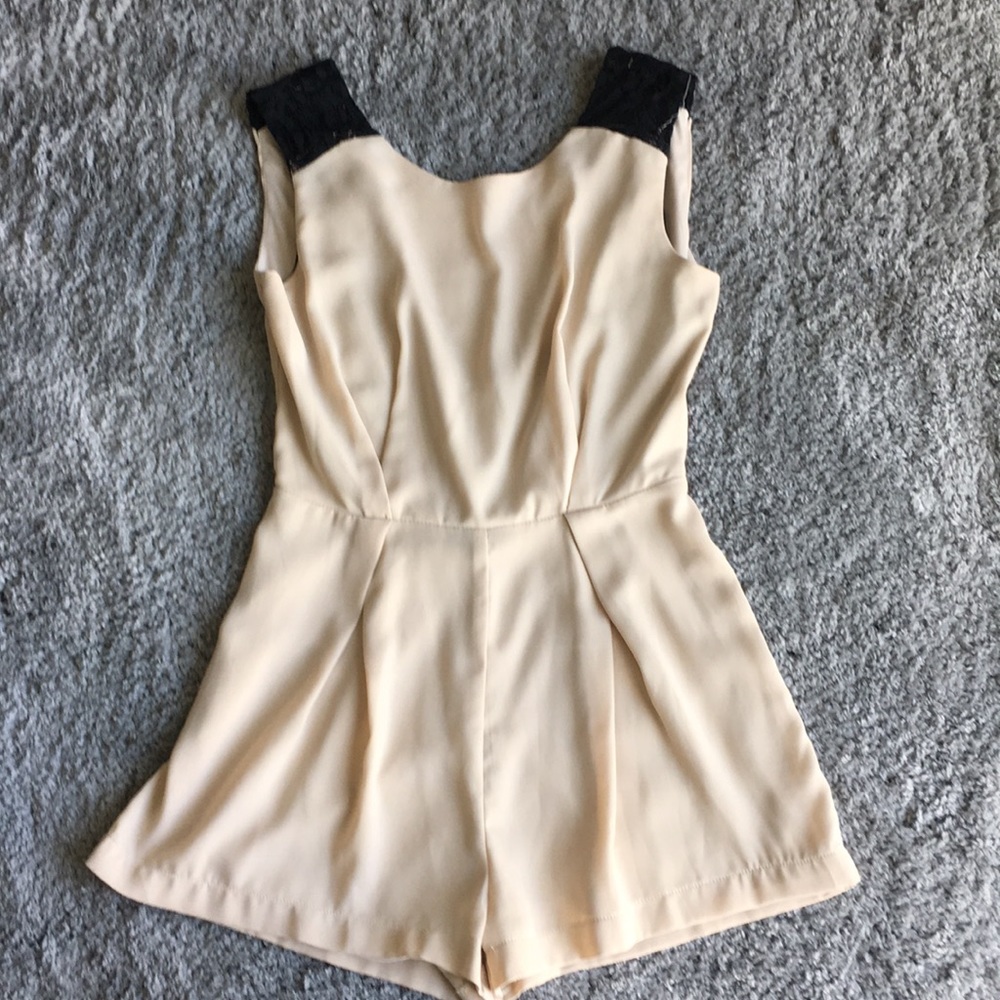 Tan Romper